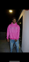 Load image into Gallery viewer, Pink rhinestone Hoodie

