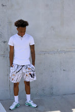 Load image into Gallery viewer, WHITE CAMO MESH SHORTS
