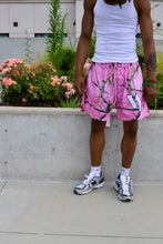 Load image into Gallery viewer, PINK CAMO MESH SHORTS
