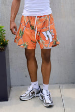 Load image into Gallery viewer, ORANGE CAMO MESH SHORTS

