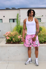 Load image into Gallery viewer, PINK CAMO MESH SHORTS

