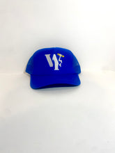 Load image into Gallery viewer, Blue Halo Trucker hat
